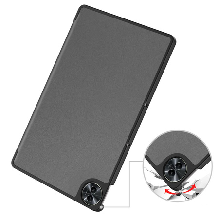 Etui z klapką Bizon Case Tab Croc do Realme Pad 2 11.5, szare