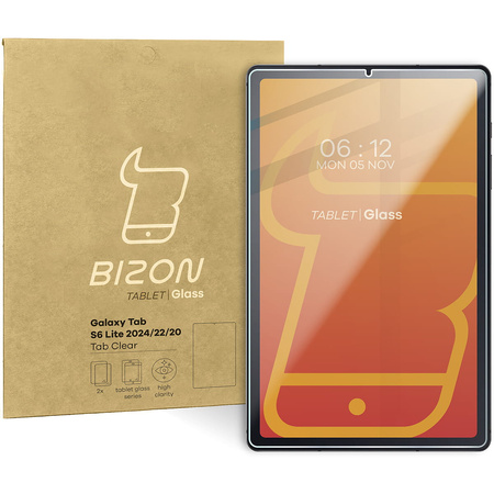 Szkło hartowane Bizon Glass Tab Clear Duo do Galaxy Tab S6 Lite 2024/2022/2020, 2 sztuki