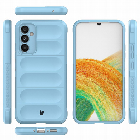 Pancerne etui Bizon Case Tur do Galaxy A34 5G, jasnoniebieskie