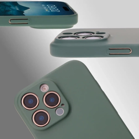 Etui Bizon Case Łupka do iPhone 16 Pro Max, zielone