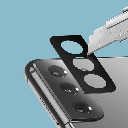 Szkło na aparat Bizon Glass Lens dla Galaxy S21, 2 sztuki