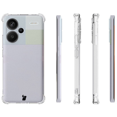 Elastyczne etui Bizon Case Salpa do Xiaomi Redmi Note 13 Pro+ 5G, przezroczyste
