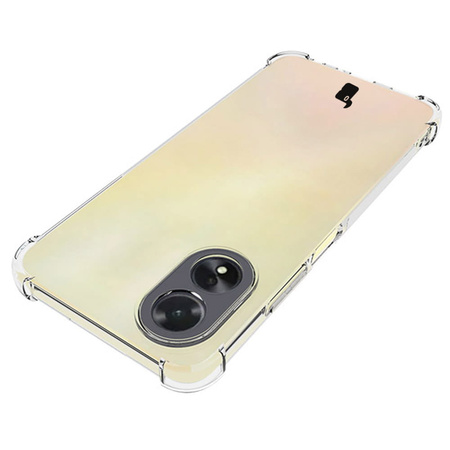 Etui + 2x szkło Bizon Case Clear Pack do Oppo A38 4G, przezroczyste