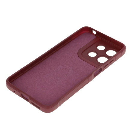 Pancerne etui Bizon Case Tur do Motorola Moto G15 / G15 Power, burgundowe