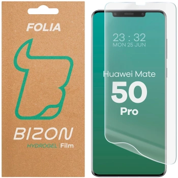 Folia hydrożelowa na ekran Bizon Glass Hydrogel Front do Huawei Mate 50 Pro, 1 sztuka