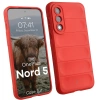 Pancerne etui Bizon Case Tur do OnePlus Nord 5, czerwone