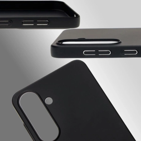 Etui Bizon Case Łupka do Galaxy S25, czarne