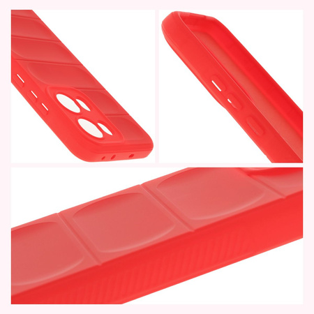 Pancerne etui Bizon Case Tur do Oppo Reno13 Pro, czerwone