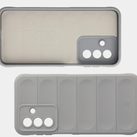 Pancerne etui Bizon Case Tur do Galaxy A17 5G, jasnoszare