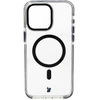 Etui z pierścieniem magnetycznym Bizon Case Marco do iPhone 15 Pro Max, przezroczyste z czarną ramką