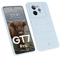 Pancerne etui Bizon Case Tur do Realme GT 7 Pro, jasnoniebieskie