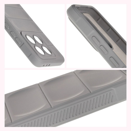 Pancerne etui Bizon Case Tur do Xiaomi 14T, jasnoszare