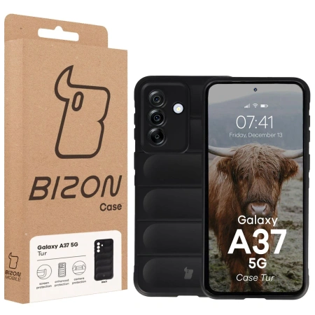 Pancerne etui Bizon Case Tur do Galaxy A37 5G, czarne