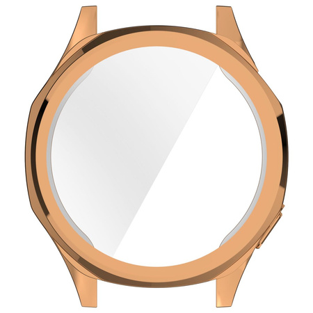 Etui Bizon Case Watch Felipe do Huawei Watch GT 5 46 mm, różowozłote