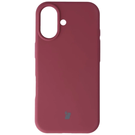 Silikonowe etui Bizon Soft Case do iPhone 17, ciemnofioletowe