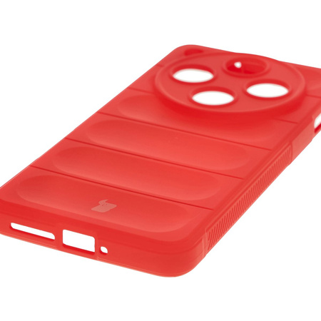 Pancerne etui Bizon Case Tur do Oppo Find X8 Pro, czerwone