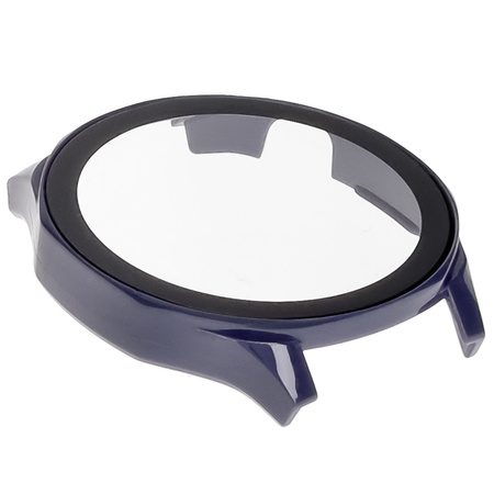 Etui ze szkłem do zegarka Bizon Case+Glass Watch do Huawei Watch GT 5 46 mm, niebieskie