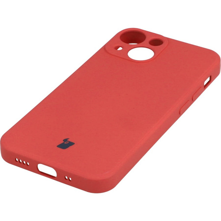 Etui Bizon Case Silicone do iPhone 13 Mini, ciemny róż