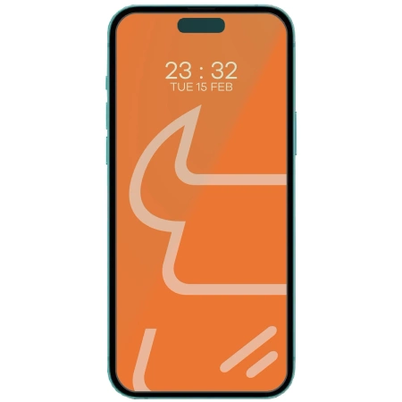 Szkło ochronne 2.5D Bizon Smart Glass do iPhone 15 / 16, 3 sztuki