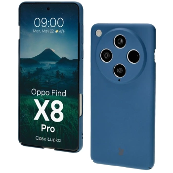 Etui Bizon Case Łupka do Oppo Find X8 Pro, niebieskie