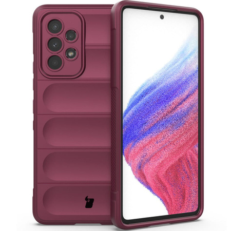 Pancerne etui Bizon Case Tur do Galaxy A53 5G, burgundowe
