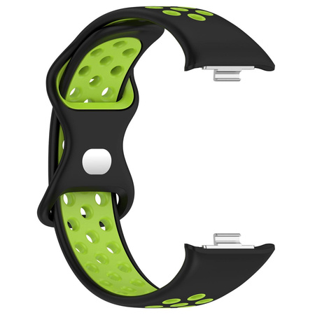 Pasek Bizon Strap Watch Octo do Xiaomi Redmi Watch 5/4 / Smart Band 9/8 Pro, czarno-zielony