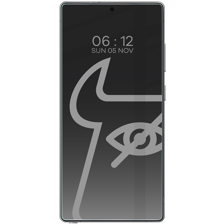 Prywatyzujące szkło hartowane Bizon Glass Clear Shadow do iPhone 16 Pro Max, przyciemniane