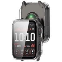 Etui ze szkłem do zegarka Bizon Case Watch Adamo do Garmin Venu X1, przezroczyste