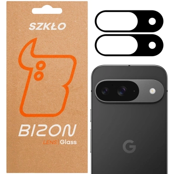 Szkło na aparat Bizon Glass Silk Lens do Pixel 9, 2 sztuki