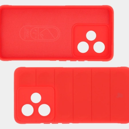 Pancerne etui Bizon Case Tur do Realme GT 7 / 7T, czerwone