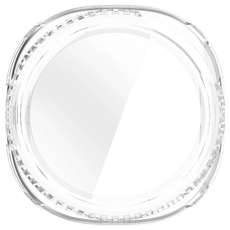 Etui ze szkłem do zegarka Bizon Case+Glass Watch do Samsung Galaxy Watch 8 Classic 46 mm, przezroczyste