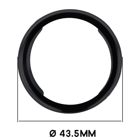 Etui z osłoną ekranu Bizon Case Watch Felipe do Xiaomi Watch S4 41 mm, czarne