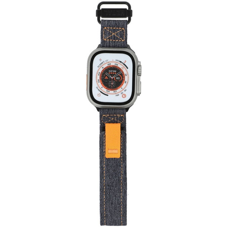 Pasek Bizon Strap Watch Urban do Apple Watch 44/45/46/49 mm, ciemnoniebieski jeans