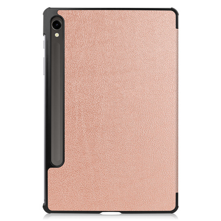 Etui Bizon Case Tab Croc do Samsung Galaxy Tab S9, różowozłote