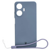 Etui Bizon Case Silicone do Realme C55, szare