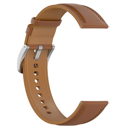 Pasek Bizon Strap Watch Casual do Galaxy Watch FE/7/6/6 Classic/5/5Pro/4/4 Classic, jasnobrązowy