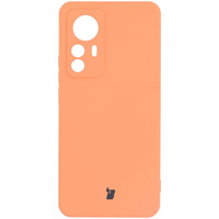 Etui Bizon Case Silicone do Xiaomi 12T, pomarańczowe