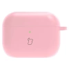 Silikonowe etui z karabińczykiem Bizon Case Headphone Silicone do AirPods 4, jasnozielone
