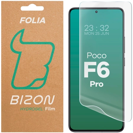 Folia hydrożelowa na ekran Bizon Glass Hydrogel Front do Xiaomi POCO F6 Pro, 1 sztuka