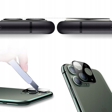 2x Szkło + szybka na aparat Bizon Edge Pack do iPhone 11 Pro