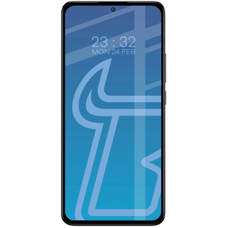 Szkło hartowane Bizon Glass Edge Duo do Xiaomi 13T Pro / 13T, czarna ramka, 2 sztuki