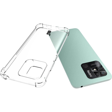 Etui + 2x szkło + obiektyw Bizon Case Clear Pack do Xiaomi Poco C40/Redmi 10C, przezroczyste