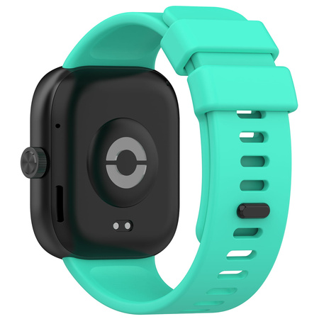 Pasek Bizon Strap Watch Silicone B do Redmi Watch 4 / Xiaomi Smart Band 9 Pro / 8 Pro, ciemno-miętowy