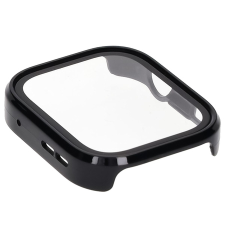 Etui ze szkłem do zegarka Bizon Case Watch Adamo do Huawei Watch Fit 4 Pro, czarne