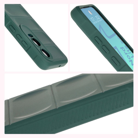 Pancerne etui Bizon Case Tur do OnePlus Nord CE4 Lite 5G, ciemnozielone