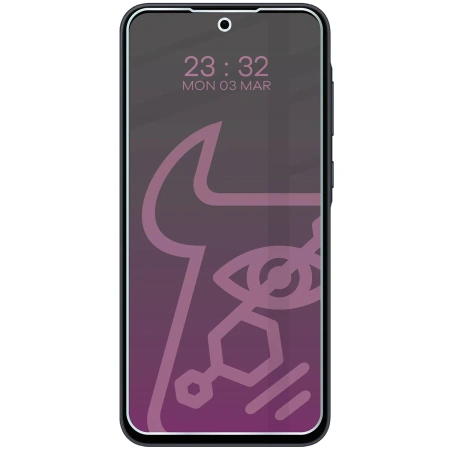 Prywatyzujące szkło hybrydowe Bizon Glass Mule Shadow do Galaxy A35 5G, matowe