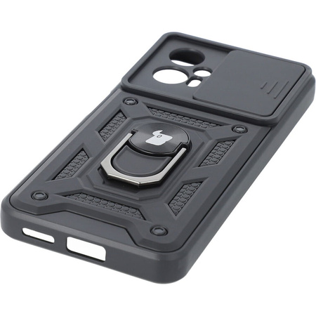 Etui Bizon Case CamShield Ring do Xiaomi Poco X4 GT, czarne