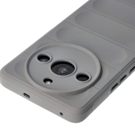 Pancerne etui Bizon Case Tur do Realme 11 Pro / 11 Pro+, jasnoszare