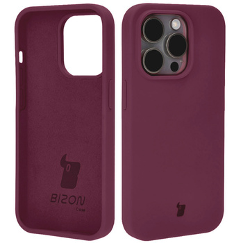 Etui silikonowe do Apple iPhone 14 Pro Bizon Soft Case, ciemnofioletowe
