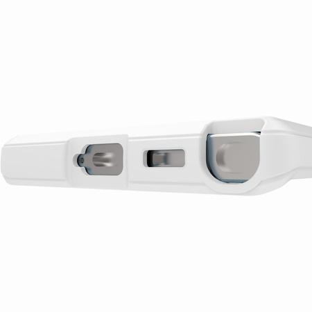 Pancerne etui Bizon Case Tur do Galaxy S22 Ultra, białe